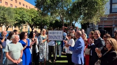 Bormujos inaugura la Glorieta de los donantes junto al hospital
