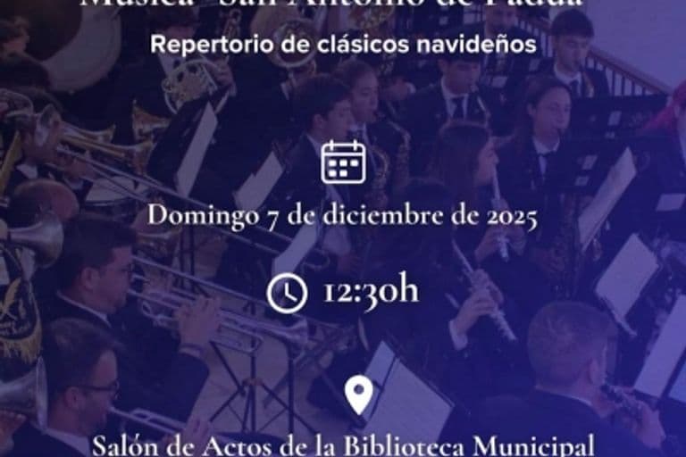 Aznalcázar inaugura la Navidad con un concierto gratuito de la Banda Municipal