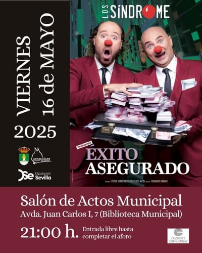Los Síndrome presentan su nuevo espectáculo 'Éxito asegurado' en Aznalcázar el 16 de mayo
