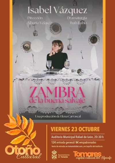 Tomares estrena su Ciclo de Danza este viernes con "Zambra de la buena salvaje"
