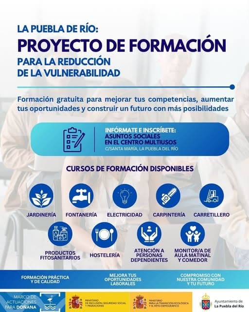La Puebla del Río pone en marcha un servicio de orientación laboral y formación a partir