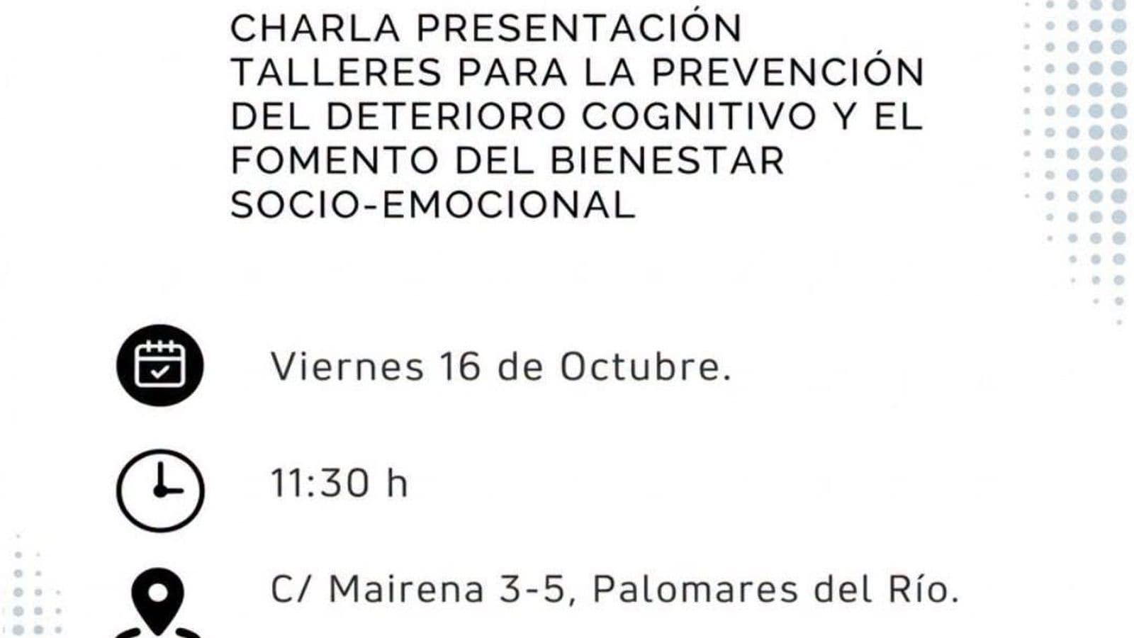 Palomares del Río presenta taller de estimulación cognitiva para mayores