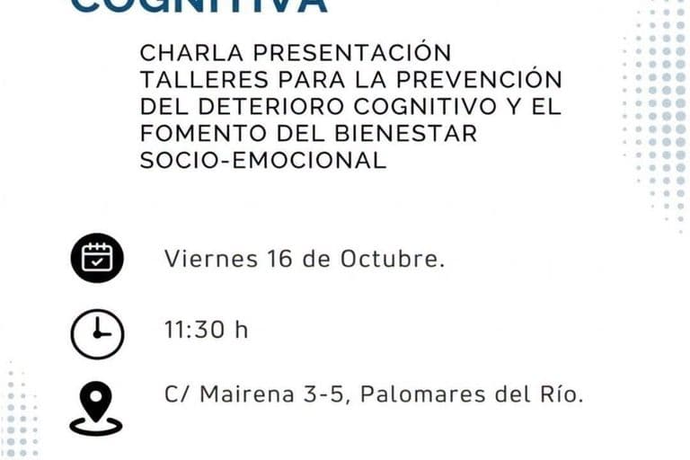 Palomares del Río presenta taller de estimulación cognitiva para mayores