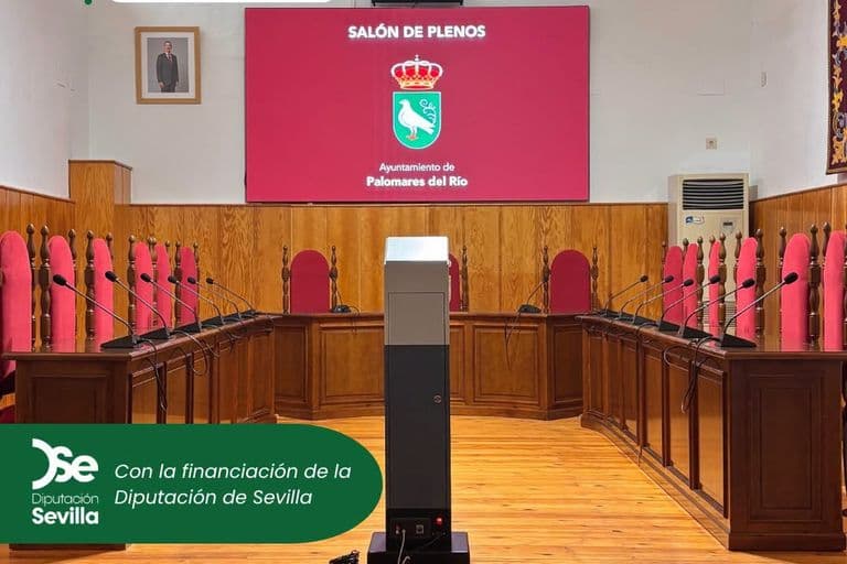 Palomares del Río actualiza su equipamiento tecnológico municipal