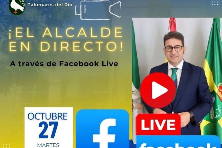 El alcalde de Palomares del Río will be en directo el 27 de octubre para responder a los vecinos