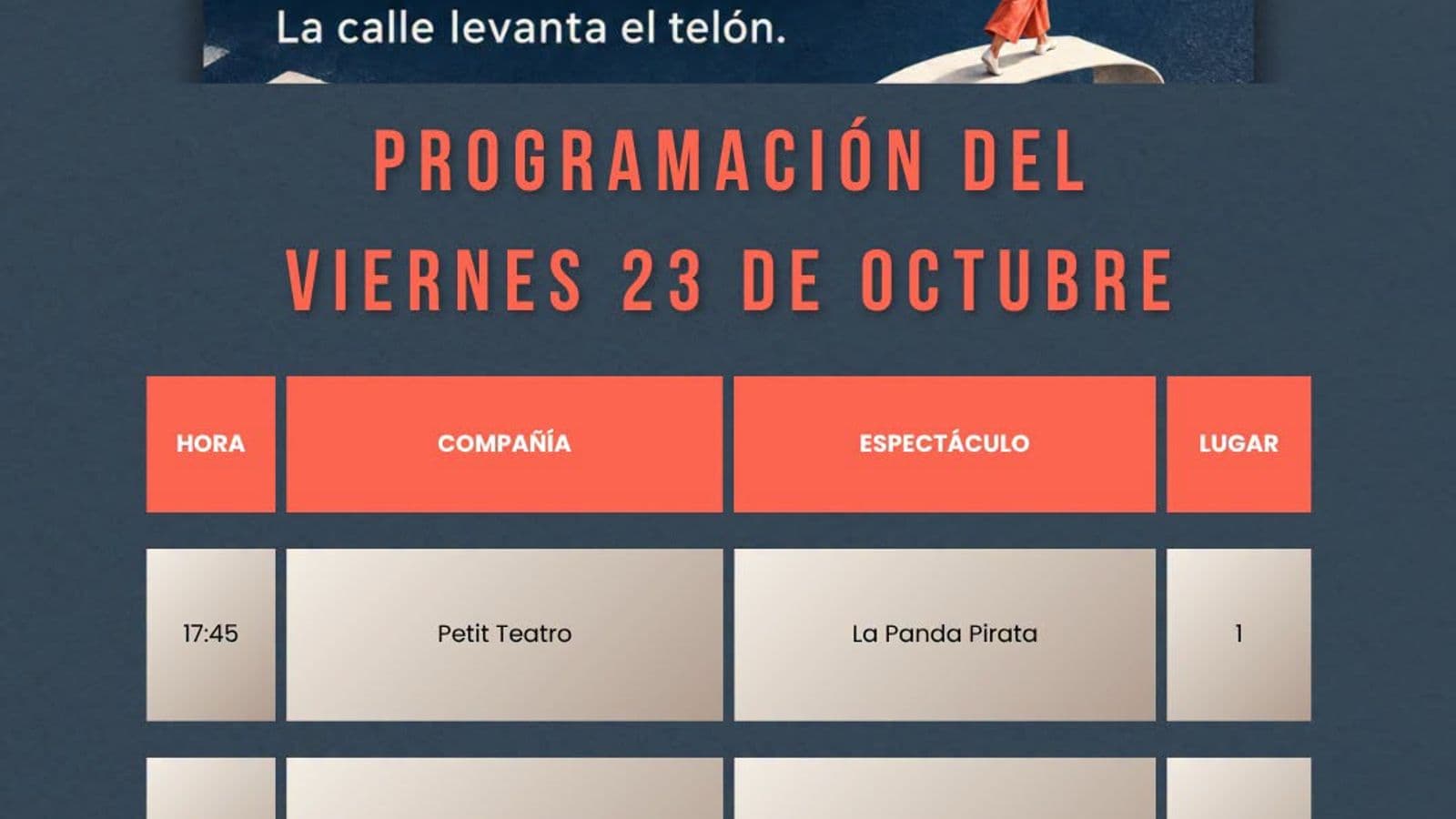 El V Festival de Teatro de Calle de Palomares programó dos funciones para este viernes