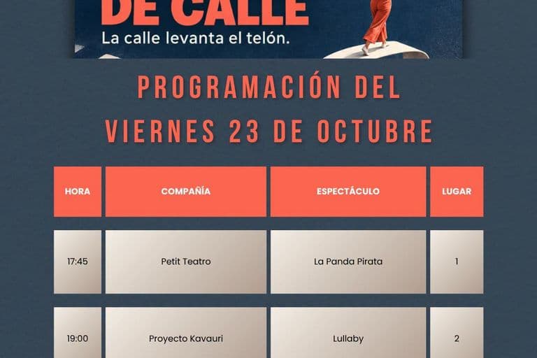 El V Festival de Teatro de Calle de Palomares programó dos funciones para este viernes