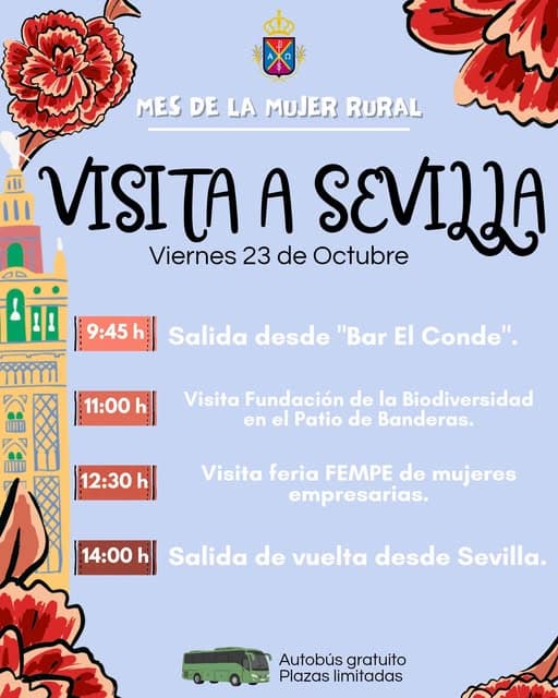 Visita a Sevilla para mujeres rurales empresarias en La Puebla del Río