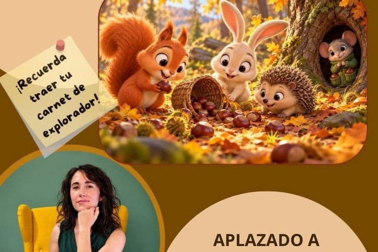 El cuentacuentos "Las castañas perdidas" se aplaza a noviembre