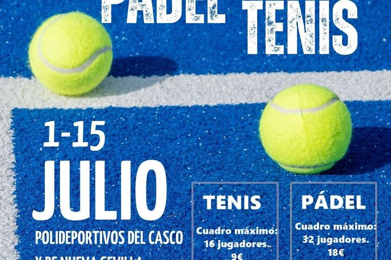 Cerca de sesenta jugadores disputan la final del XIII Torneo de Tenis y Pádel en