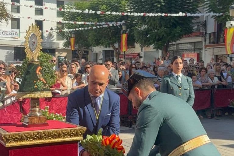 Sanlúcar la Mayor conmemora el Día de la Hispanidad y la Virgen del Pilar