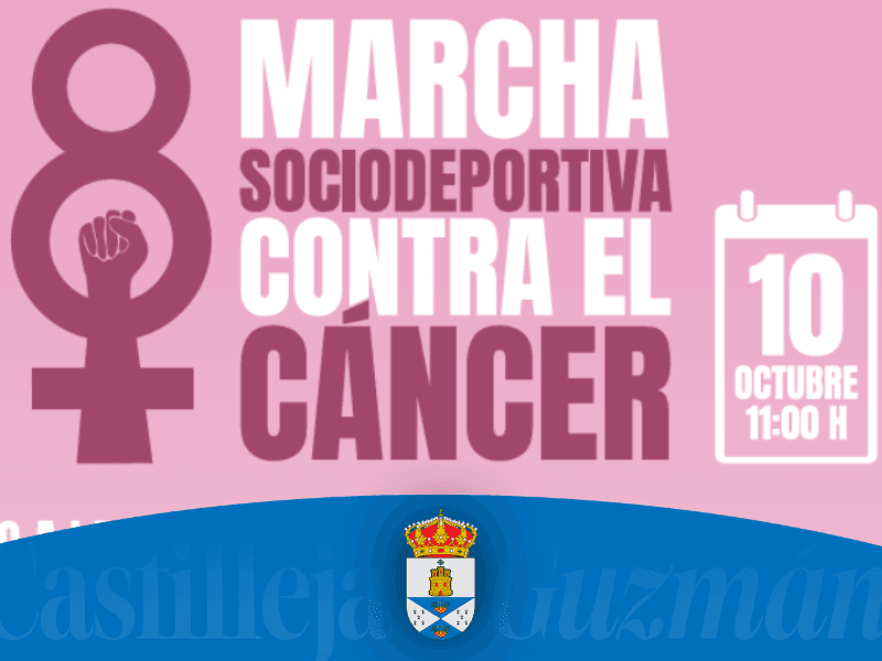 Castilleja de Guzmán celebra marcha sociodeportiva contra el cáncer el 10 de octubre