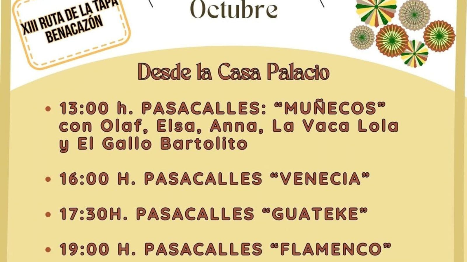 Benacazón celebra el XIII Mercado Artesenal con pasacalles en la Ruta de la Tapa 2026