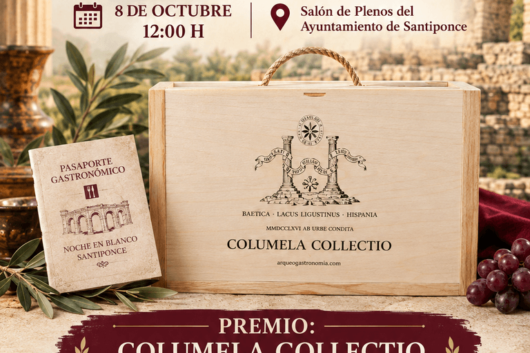 Santiponce sortea el Pasaporte Gastronómico de la Noche en Blanco