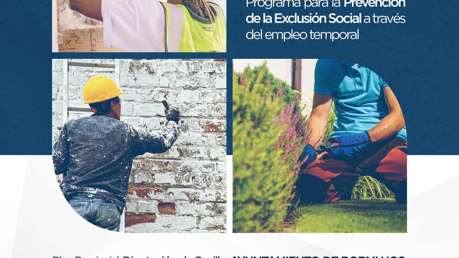 Bormujos ofrece 13 empleos temporales para personas en exclusión social