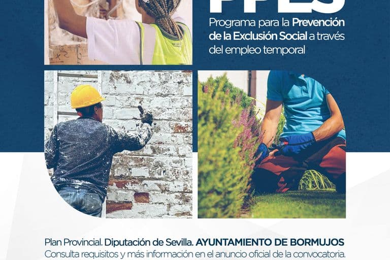 Bormujos ofrece 13 empleos temporales para personas en exclusión social