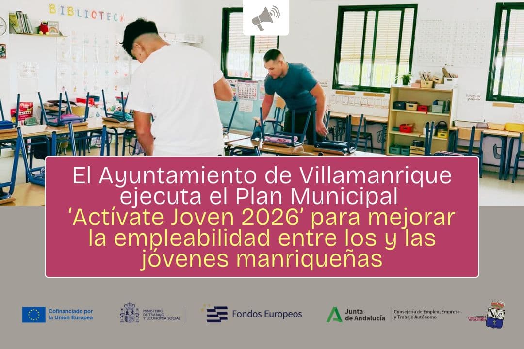 Villamanrique contrata a ocho jóvenes para el plan Actívate Joven 2026