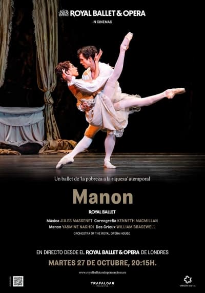 El ballet Manon llega en directo a Mairena y Bormujos el 27 de octubre