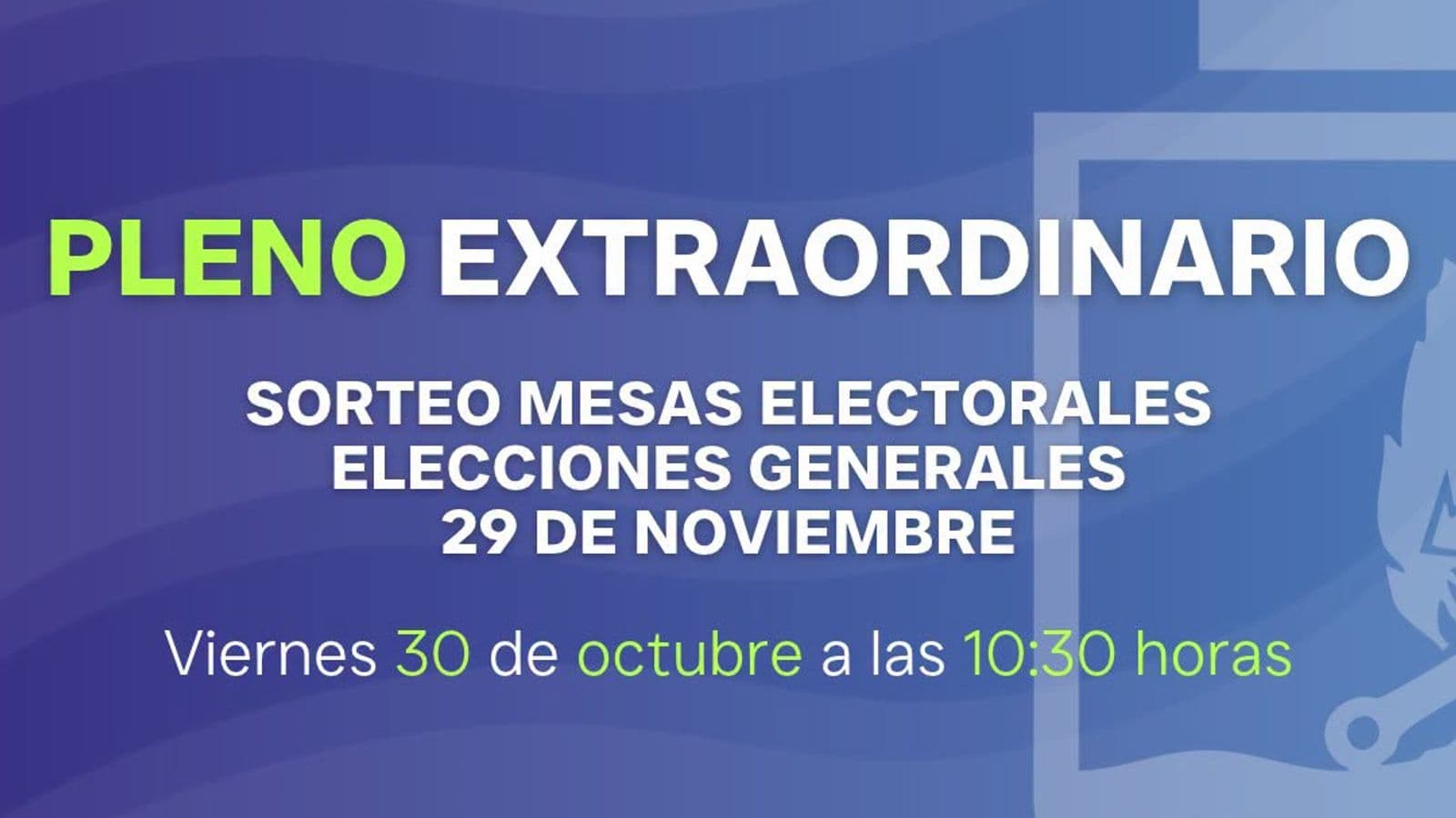 Gelves convoca un pleno extraordinario para el viernes 30 de octubre