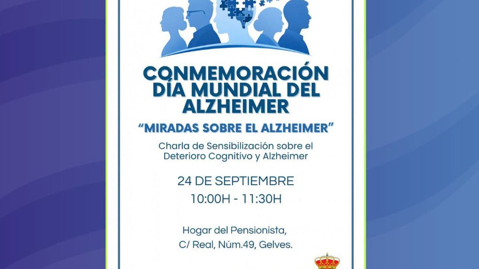 Gelves acoge charla sobre el Alzheimer en el Hogar del Pensionista