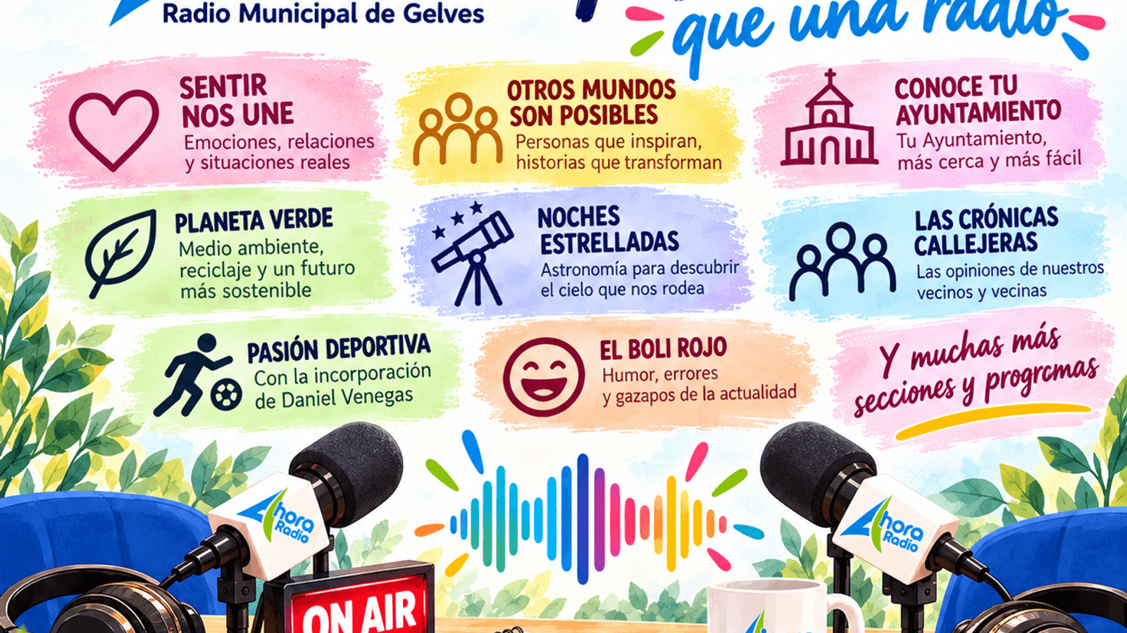 Ahora Radio arranca el lunes su temporada 2026/2027 con nuevos programas