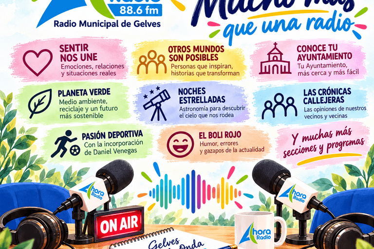 Ahora Radio arranca el lunes su temporada 2026/2027 con nuevos programas