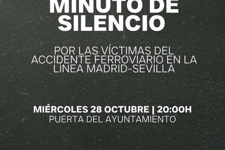 Gelves guardará un minuto de silencio por las vítimas del accidente de tren