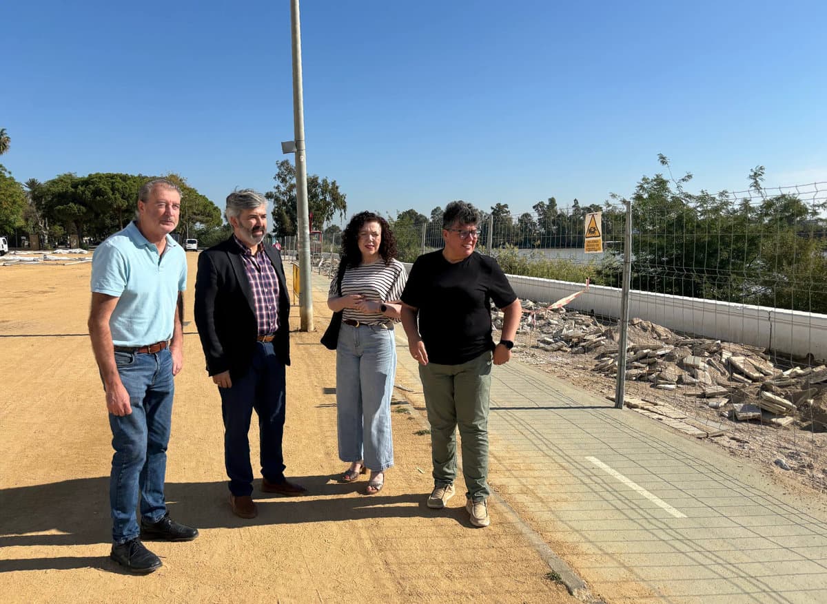 Arranca la renovación del Paseo Marítimo de Coria del Río con un millón de euros