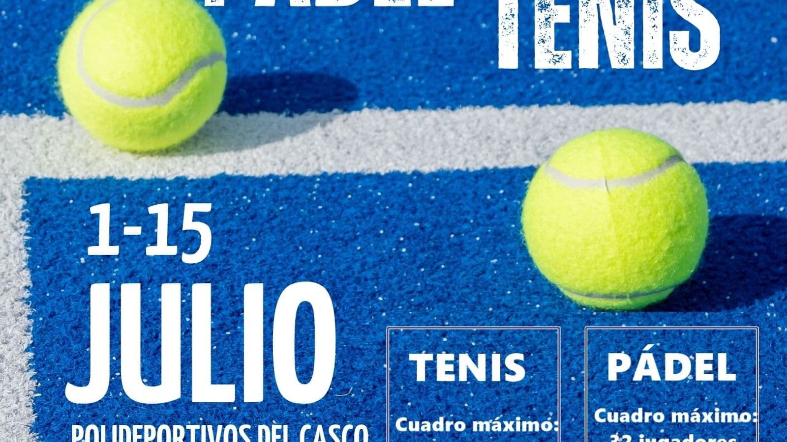 Cerca de sesenta jugadores disputan la final del XIII Torneo de Tenis y Pádel en