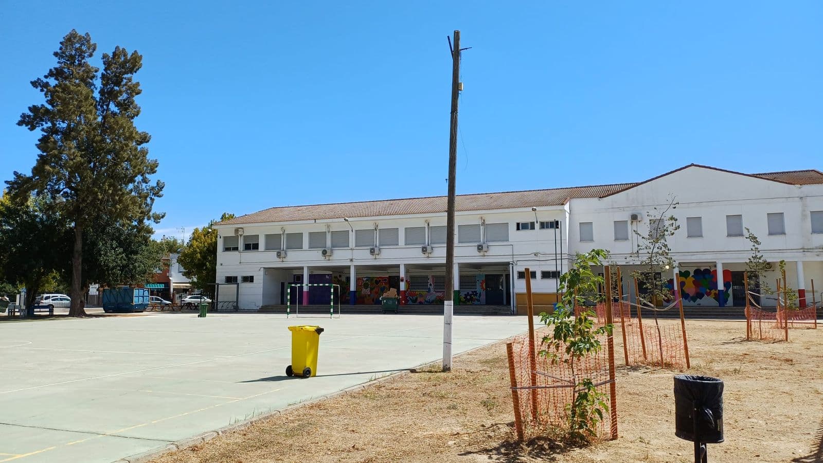 El CEIP Duques de Alba inicia el curso el jueves mientras continúan las obras de baños y