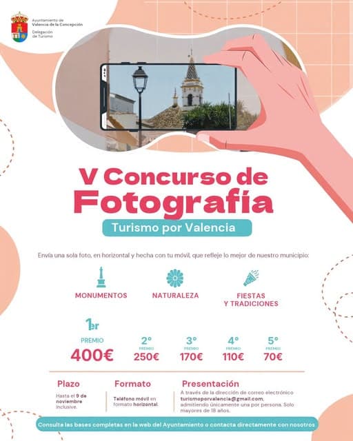 Convocan un concurso de fotografía con móvil en Valencina con cinco premios